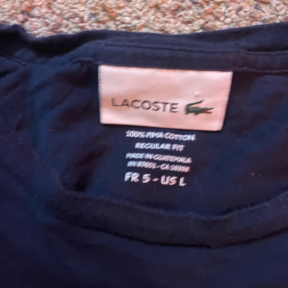 Lacoste Crew Neck Tee View 3